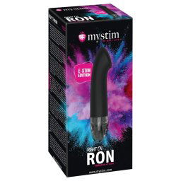 mystim Right on Ron E-Stim - elektro G-punkt wibrator (czarny)