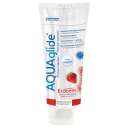AQUAglide - lubrykant wodny - truskawka (100ml)