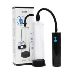 Rimba - pompka do penisa automatyczna - przezroczysta