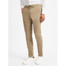 Jack & Jones Spodnie Mężczyźni Bawełna brązowy, 33-32
