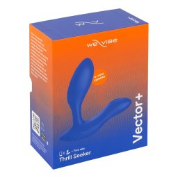 We-Vibe Vector+ - akumulatorowy inteligentny wibrator analny (niebieski)