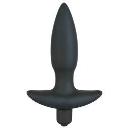 Black Velvet wibrujący plug analny - mały