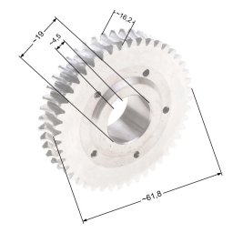 Ślimacznica przekładni Nac WR8005-750 TIE75-W glebogryzarki elektryczne marketowe NZ453