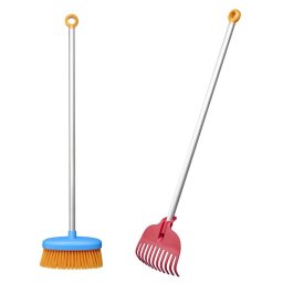 Szczotka i grabie dla dzieci My First Fiskars 1062474 – zestaw ogrodowy