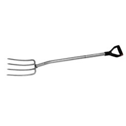 Widły do kopania Fiskars Ergonomic 1070712 – stal borowa, kute zęby, SoftGrip™