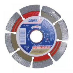 DEDRA H1097 Tarcza diamentowa segmentowa 230x22,2 do betonu, klinkieru, kamienia i cegły