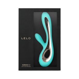 LELO Soraya 2 - wodoodporny wibrator z uchwytem łechtaczkowym (turkusowy)