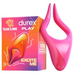 Durex Tease & Ride - Intymny punktowy wibrator (różowy)