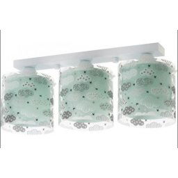 Lampa sufitowa Chmurki Dalber listwa Clouds niebieska