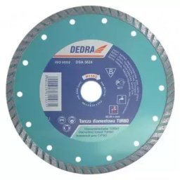 DEDRA H1104 Tarcza diamentowa turbo 230x22,2mm do glazury gresu marmuru terakoty kamienia