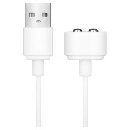 Womanizer - kabel USB magnetyczny do ładowania - biały