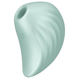 Satisfyer Pearl Diver - wibrator do łechtaczki z falami powietrza - miętowy
