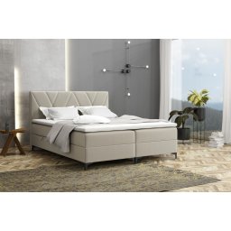 BERGEN Łóżko z pojemnikiem 180/200