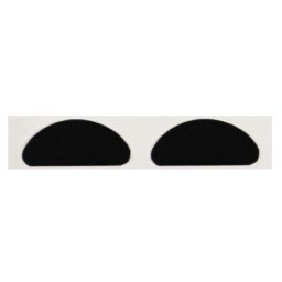 Deutsche Augenoptik Naklejki Silikonowe 19mm 2szt | Czarny