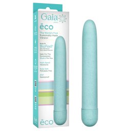 Gaia Eco L - ekologiczny wibrator typu różdżka (niebieski) - duży