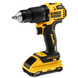 DeWALT - AKU wiertarka udarowa 18 V, 2 akumulatory Li-Power 2,0 Ah, ładowarka DCD709D2T