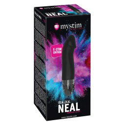 mystim Real Deal Neal E-Stim - akumulatorowy elektrowibrator (czarny)