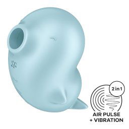Satisfyer Sassy Seal - turkusowy stymulator łechtaczki z falami powietrza