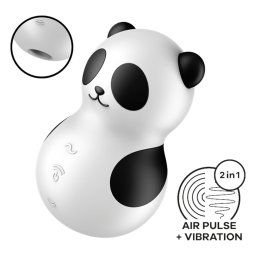 Satisfyer Pocket Panda - powietrzny stymulator łechtaczki (czarny)