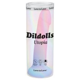 Dildolls Utopia - silikonowy dildo z przyssawką (kolorowy)
