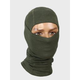 Kominiarka bawełna z lycrą Ninja Dominator jednootworowa oliwkowa