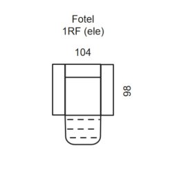 ALEXANDRIA Fotel RF ele z funkcją relax elektryczną