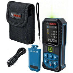 Bosch Akcesoria - Dalmierz laserowy akumulatorowy 3,7 V, zasięg 100 m, 1x akumulator 1,0 Ah 0601072U01