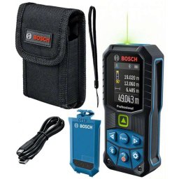 Bosch - Dalmierz laserowy akumulatorowy 3,7 V, zasięg 100 m, 1x akumulator 1,0 Ah 0601072U01