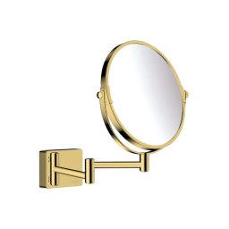 Hansgrohe AddStoris - Lusterko kosmetyczne naścienne, złoty optyczny polerowany 41791990