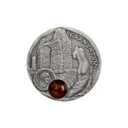 Niue - 2011, 1 dolar - Szlak Bursztynowy (Amber Route) - Carnuntum - Srebro