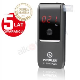 Alkomat Promiler AL8000 Plus (2 lata kalibracji gratis)