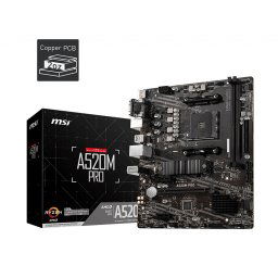 MSI Płyta główna A520M PRO AM4 2DDR4 DP/VGA/HDMI USB 3.2 mATX