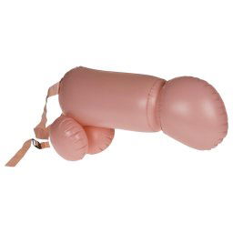 Cock Fighting - nadmuchiwany strap-on (naturalny)