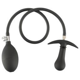 You2Toys - kulkowy, pompowany czarny analny plug