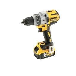 DeWALT - Wiertarka AKU 18 V, 2 akumulatory Li-Ion 5,0 Ah, ładowarka DCD991P2