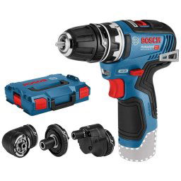 Bosch Narzędzia - Wiertarko-wkrętarka akumulatorowa 12 V, z akcesoriami, 2x akumulator 3,0 Ah Li-Ion, ładowarka 06019H3003