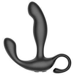 Funny Me Finger Wiggle - czarny wibrujący stymulator prostaty z radiowym sterowaniem