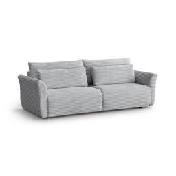 SAMIR LIGHT GREY Kanapa z funkcją spania i pojemnikiem PROMOCJA
