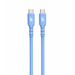 TB Kabel USB C - USB C 1m silikonowy niebieski