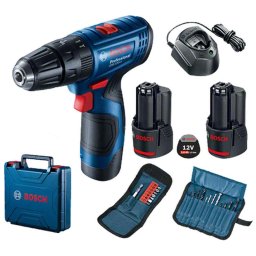 Bosch - Wkrętarka akumulatorowa 12 V, 2x akumulator 2,0 Ah Li-Ion, ładowarka 06019G8102
