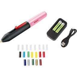 Bosch - Akumulatorowy pistolet do klejenia 3,6 V, ładowarka, różowy 06032A2103