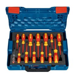 Bosch Narzędzia - 14-częściowy zestaw wkrętaków izolowanych i testera 1600A02NF9