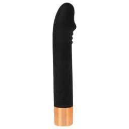 Charming Vibe Dick - akumulatorowy, czarny wibrator G-punkt