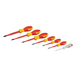 Bosch Narzędzia - 7-częściowy zestaw wkrętaków izolowanych TORX i testera 1600A02NF8