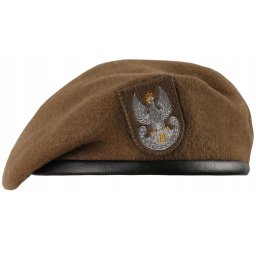 Beret wojskowy WOT Wojsk Obrony Terytorialnej wełniany z orłem