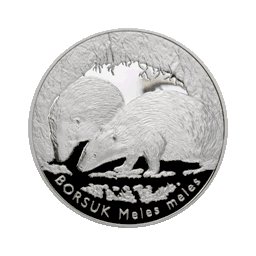 20 zł 2011 Borsuk - Zwierzęta świata