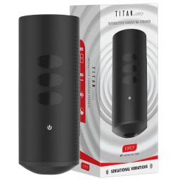 Kiiroo Titan Experience - interaktywny masturbator na akumulator (czarny)