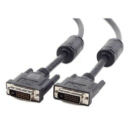Gembird Kabel DVI-D(M)/DVI-D(M)(24+1) Dual Link Ferryt 3M Czarny