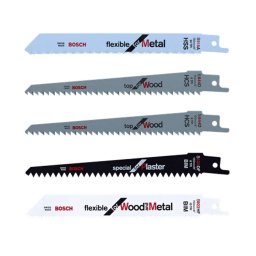Bosch Akcesoria - 5-częściowy zestaw brzeszczotów do pił, długość 15 cm F016800307