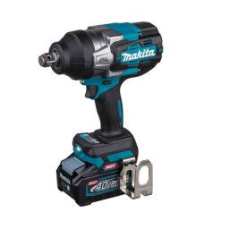 Makita Narzędzia - Akumulatorowy klucz udarowy 40 V, 2x akumulator 4,0 Ah Li-Ion XGT, ładowarka TW001GM201